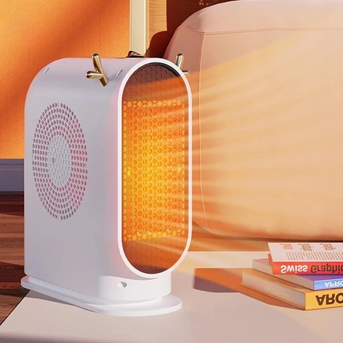 Desktop fan heater 500w small - desktop,
