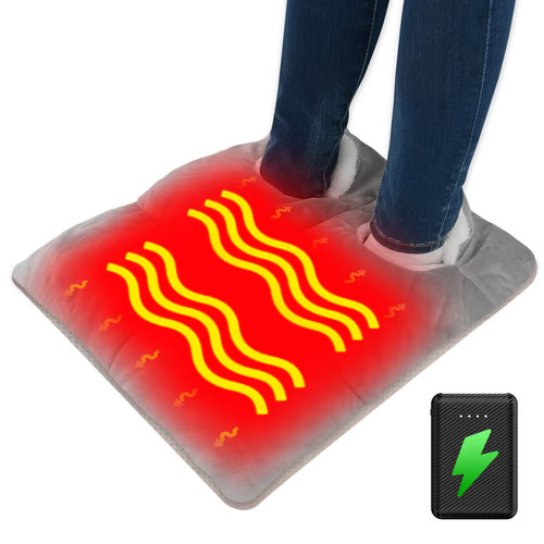 Foot warmer heated pad under - foot,