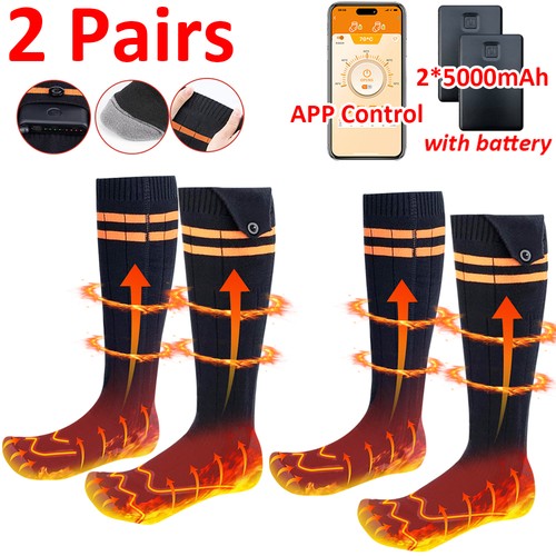 Electric heated socks - heated,