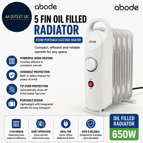 Abode fin oil filled - fin,