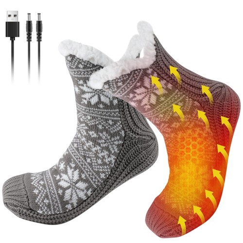 Winter electric heated socks - winter,